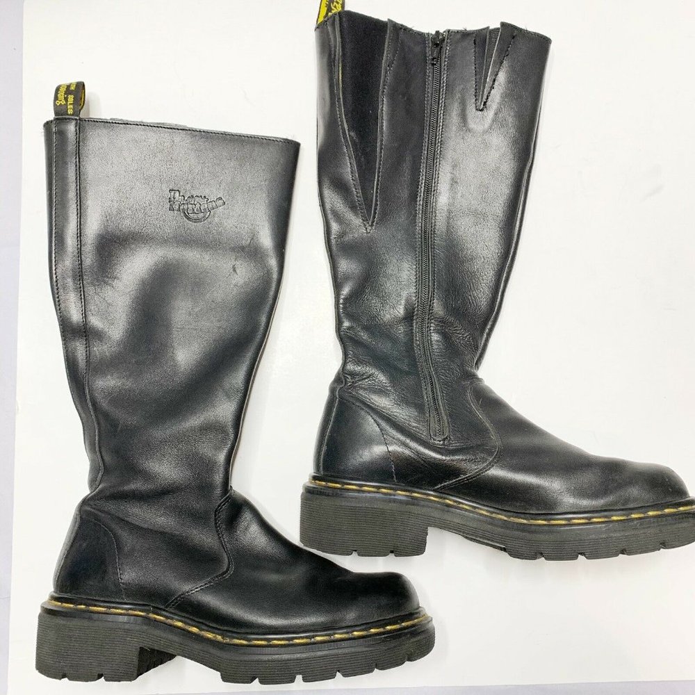 Dr. Martens Vintage 9491 Knee High Leather Boots - Picture 3 of 8